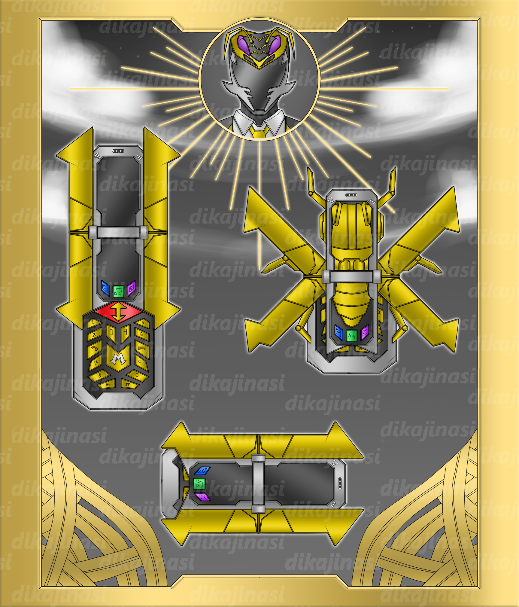 Power Rangers Hyper Heroes Black Morpher by dikamenrider on DeviantArt