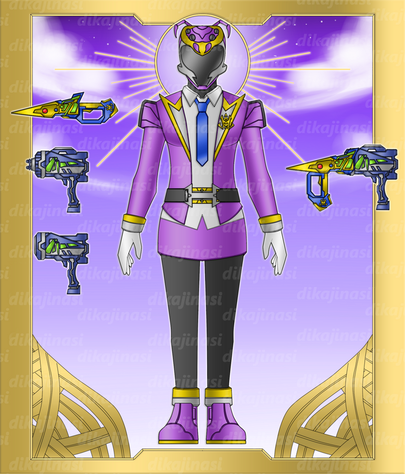 Power Rangers Hyper Heroes Violet by dikamenrider on DeviantArt