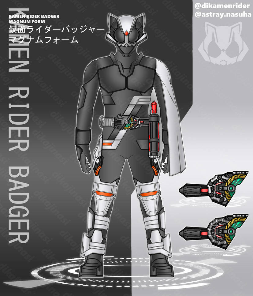 Kamen Rider Badger Magnum Form Revolve On by dikamenrider on DeviantArt