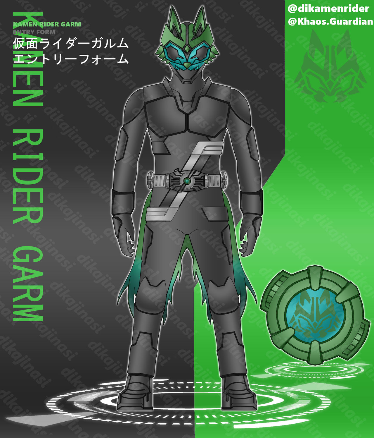 Kamen Rider Garm Entry Form by dikamenrider on DeviantArt