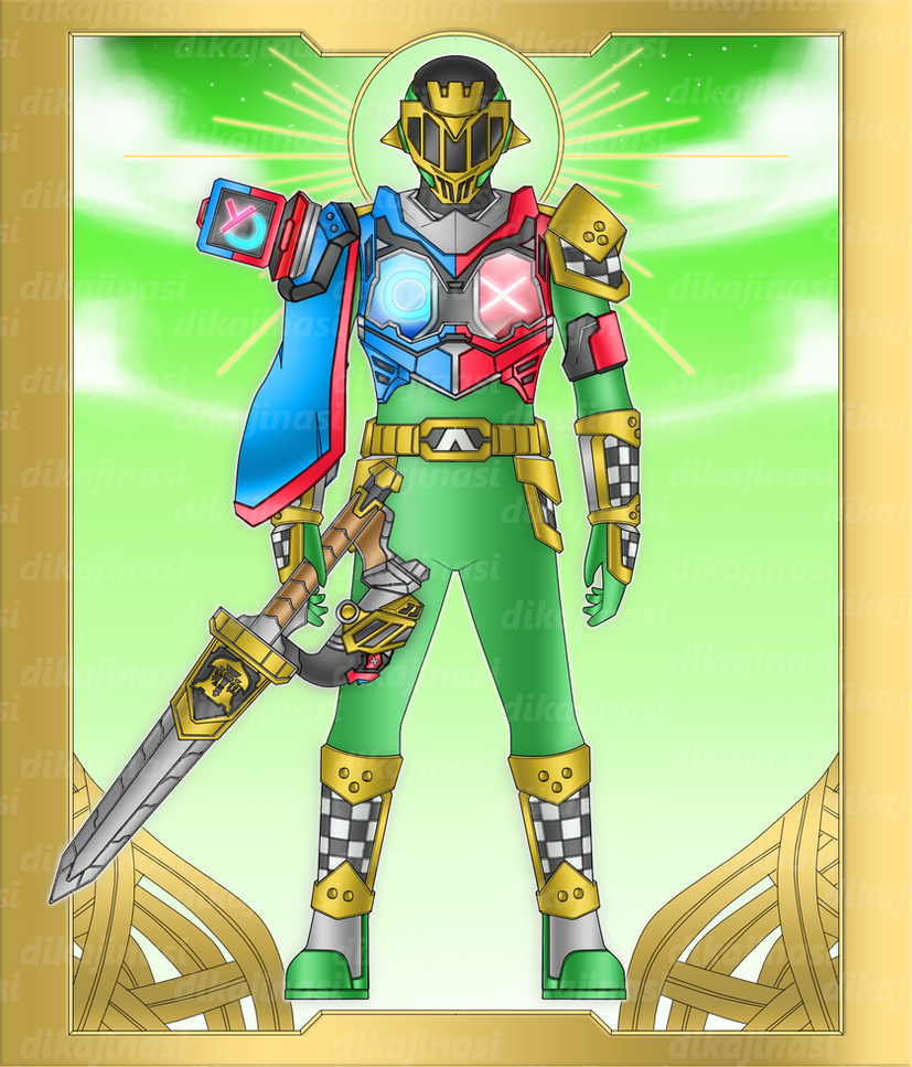 Power Rangers Mythic Kingdom Green Battlizer B by dikamenrider on ...