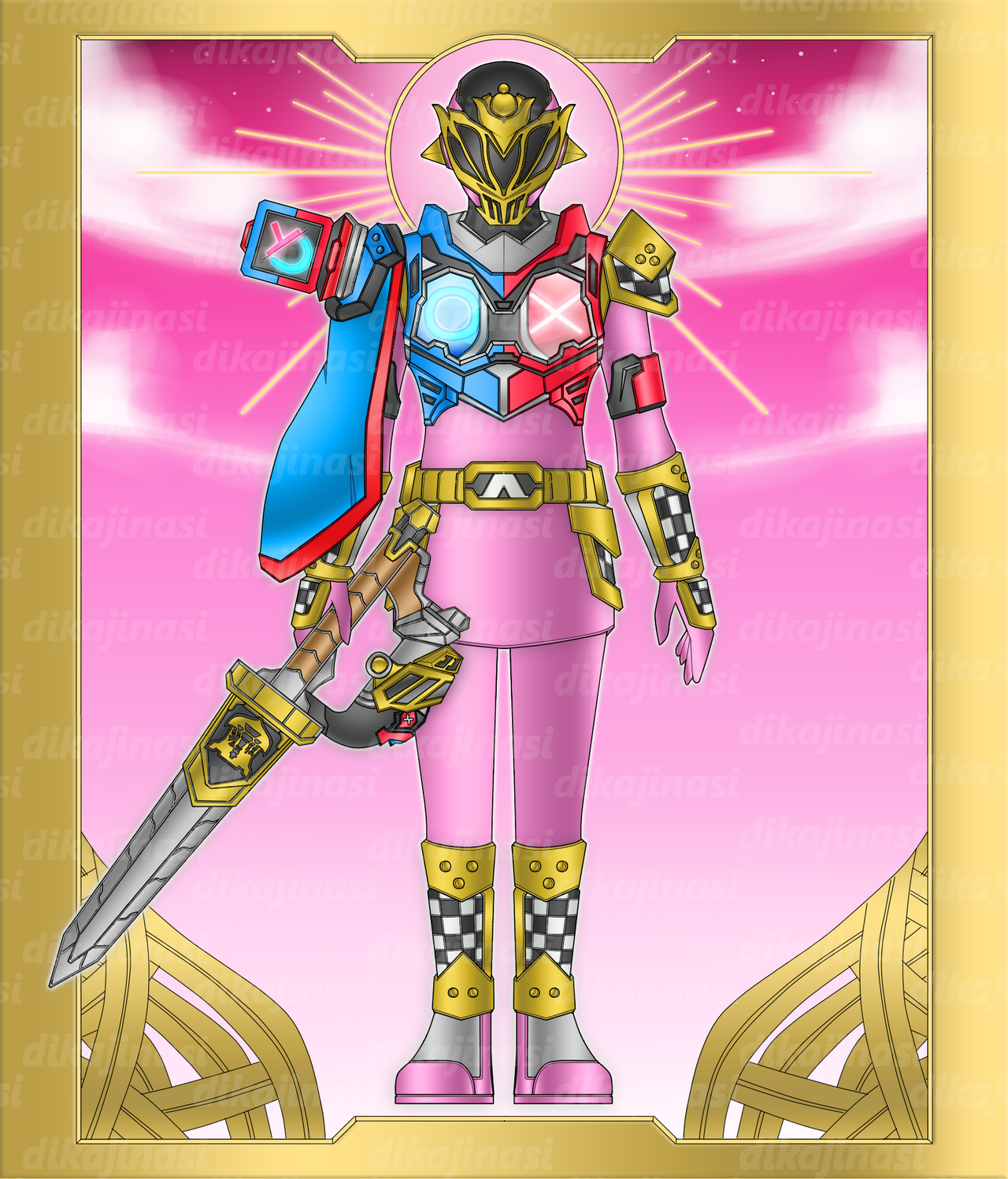 Power Rangers Mythic Kingdom Pink Battlizer B by dikamenrider on DeviantArt