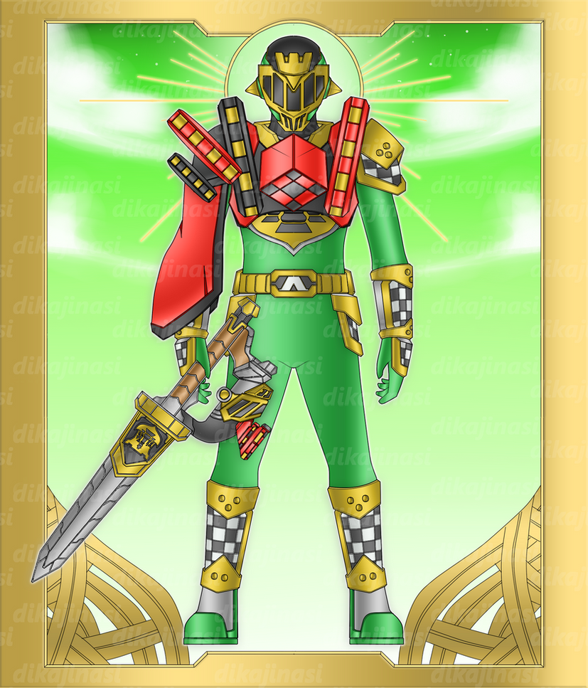 Power Rangers Mythic Kingdom Green Ranger Checkr B by dikamenrider on ...