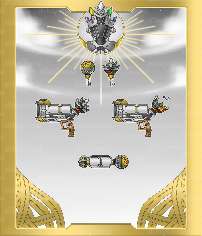 Power Rangers Mythic Kingdom Emperor White Morpher by dikamenrider on ...