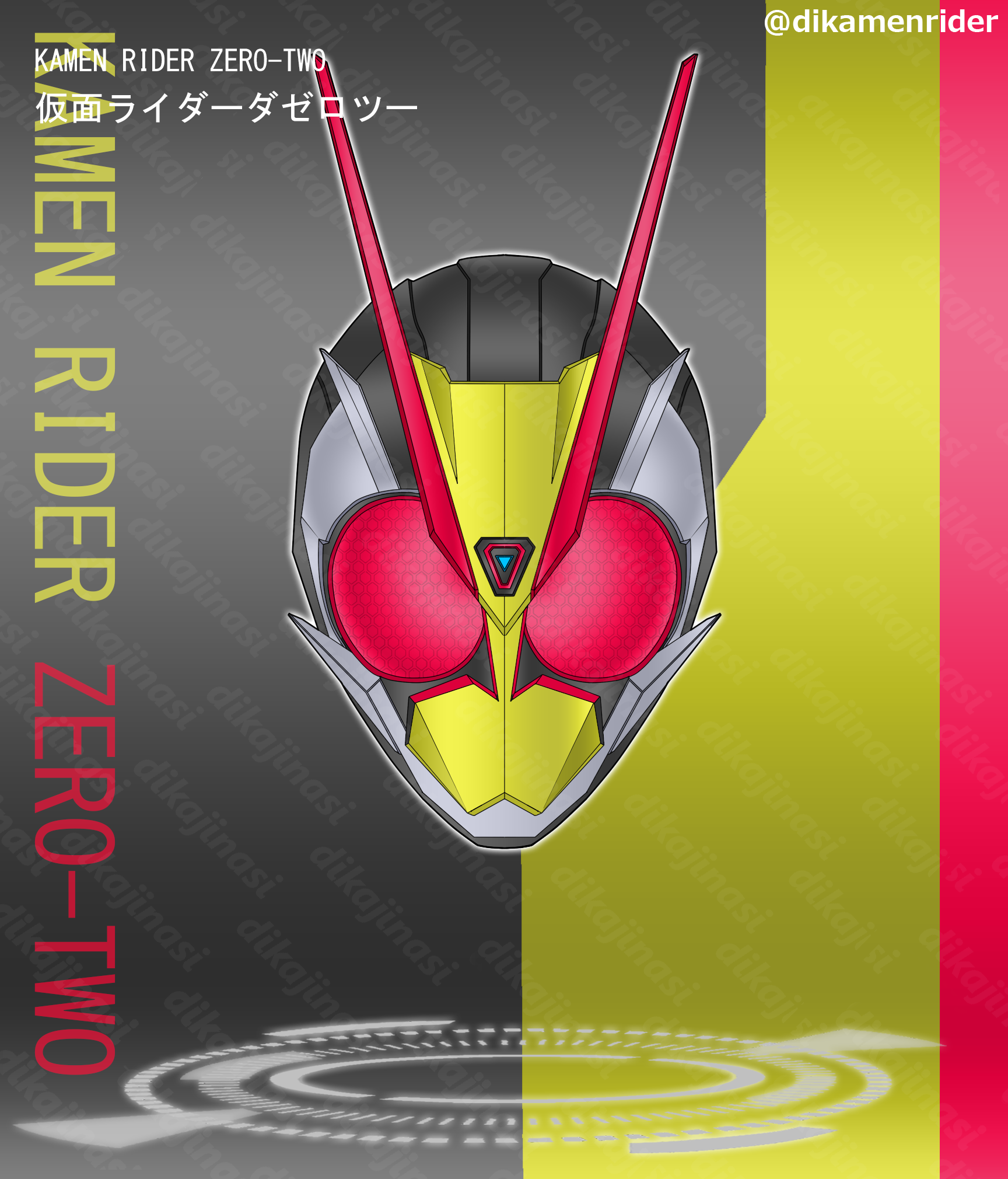 Kamen Rider Zero Two Headshot by dikamenrider on DeviantArt
