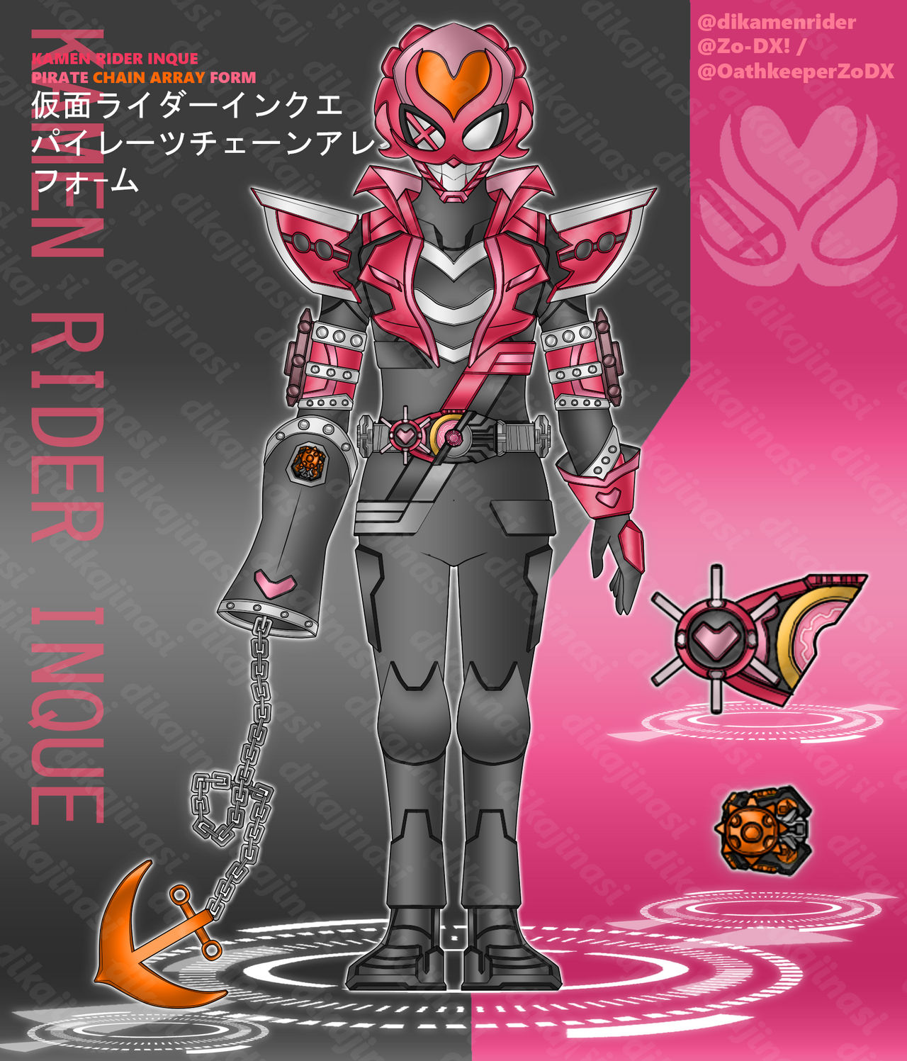 Kamen Rider Inque - Pirate Chain Array Form by dikamenrider on DeviantArt