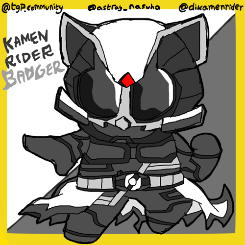 Kamen Rider Badger Chibi by dikamenrider on DeviantArt