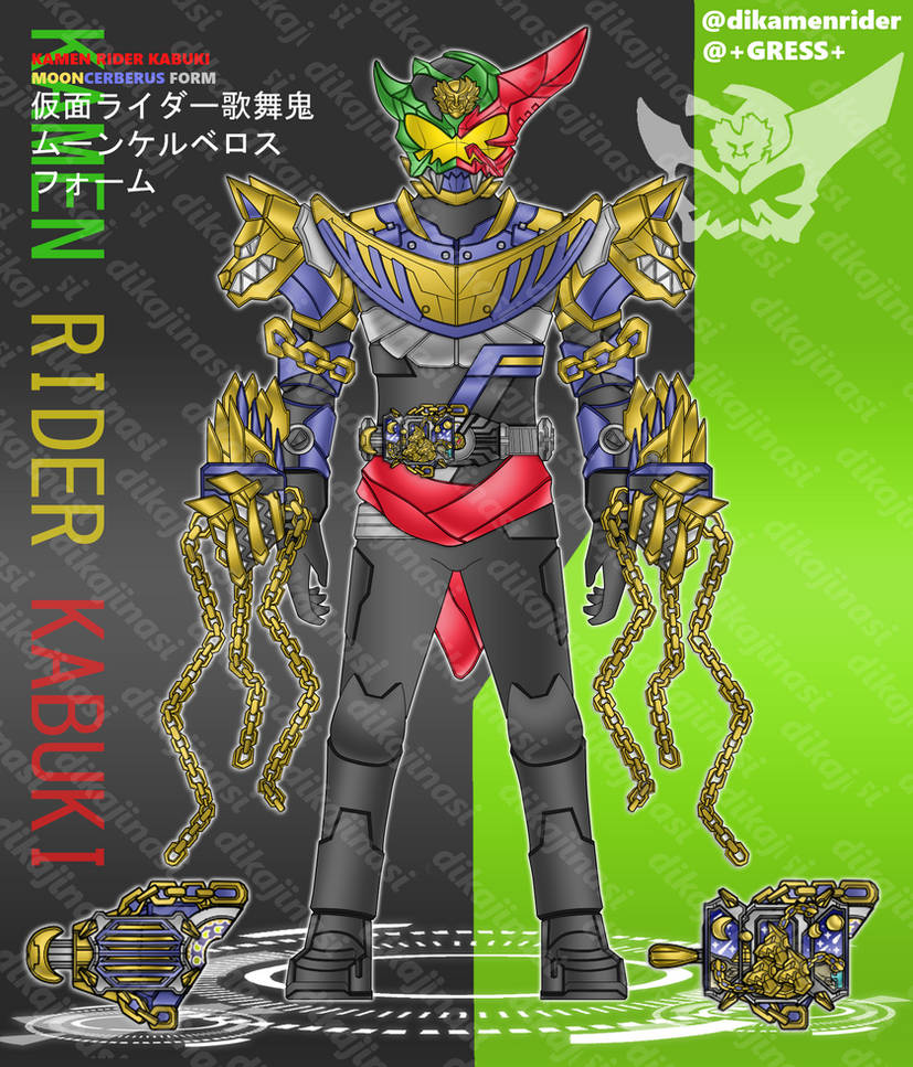 Kamen Rider Kabuki Mooncerberus Chain by dikamenrider on DeviantArt