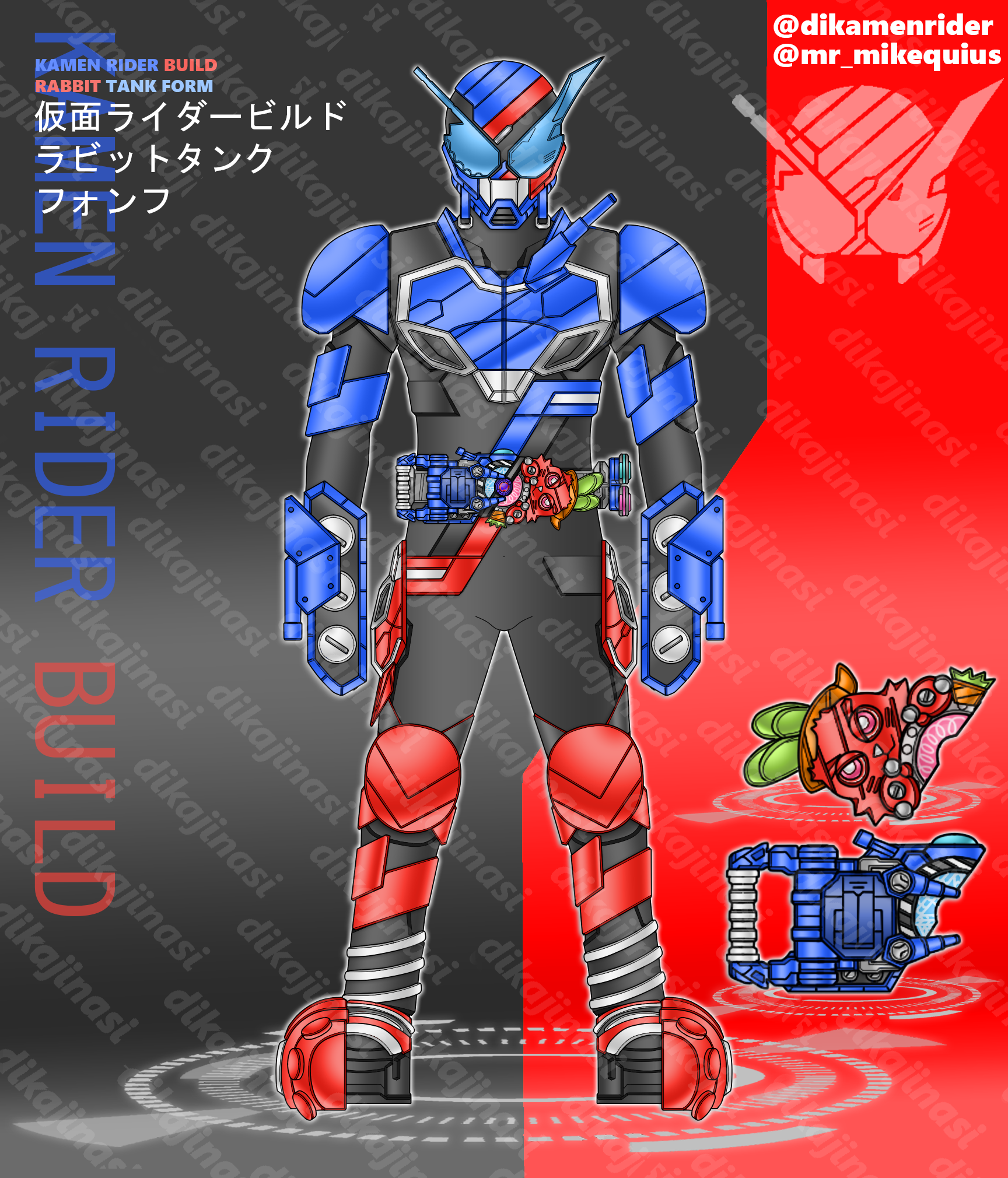 Kamen Rider Build Dual On Tank Rabbit by dikamenrider on DeviantArt