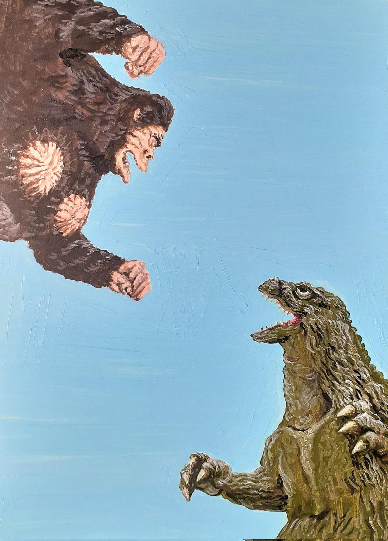 Japanese Artwork of King Kong vs. Godzilla (1962) by Ian2024 on DeviantArt