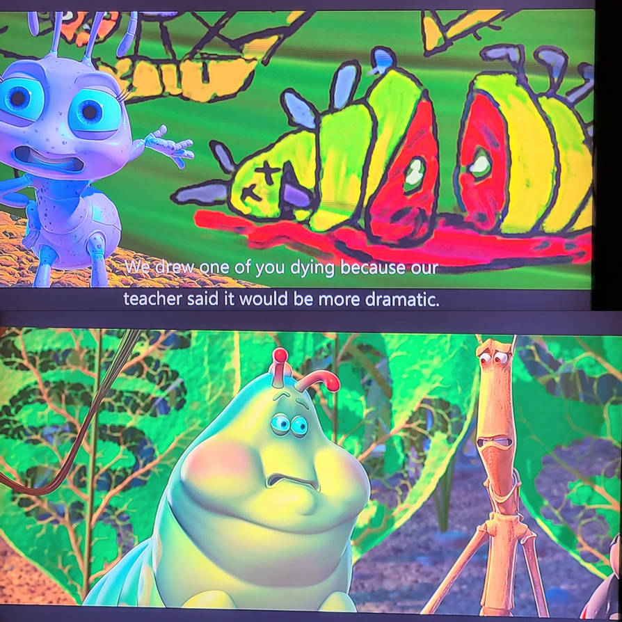 A Bug's Life- Heimlich's Reaction by Ian2024 on DeviantArt