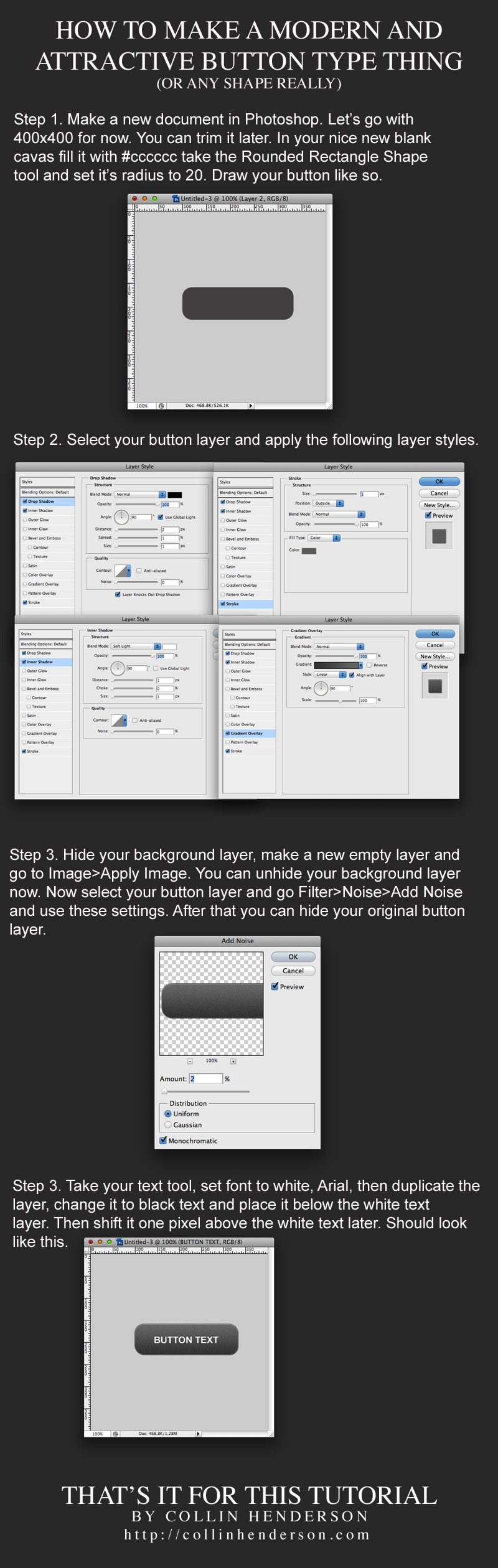 Modern Button Tutorial