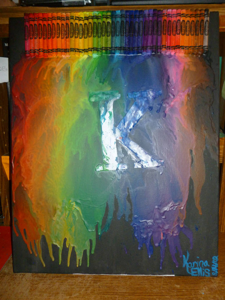 Melted Crayon Art My First Name Initial By MidnaWolf6658 On DeviantArt Melted crayon art my first name initial by midnawolf6658 on deviantart