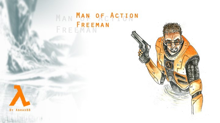 Man of action wallpaper