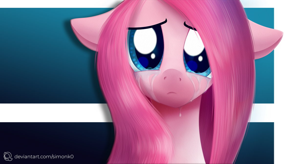 When Ponies Cry - Pinkie Pie by SiMonk0
