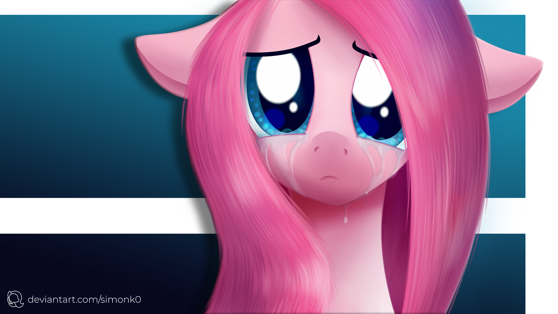 When Ponies Cry - Pinkie Pie by SiMonk0