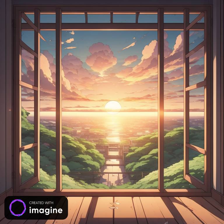 Premium AI Image  Anime Classroom Background without People at Sunset in  The Afternoon Scene