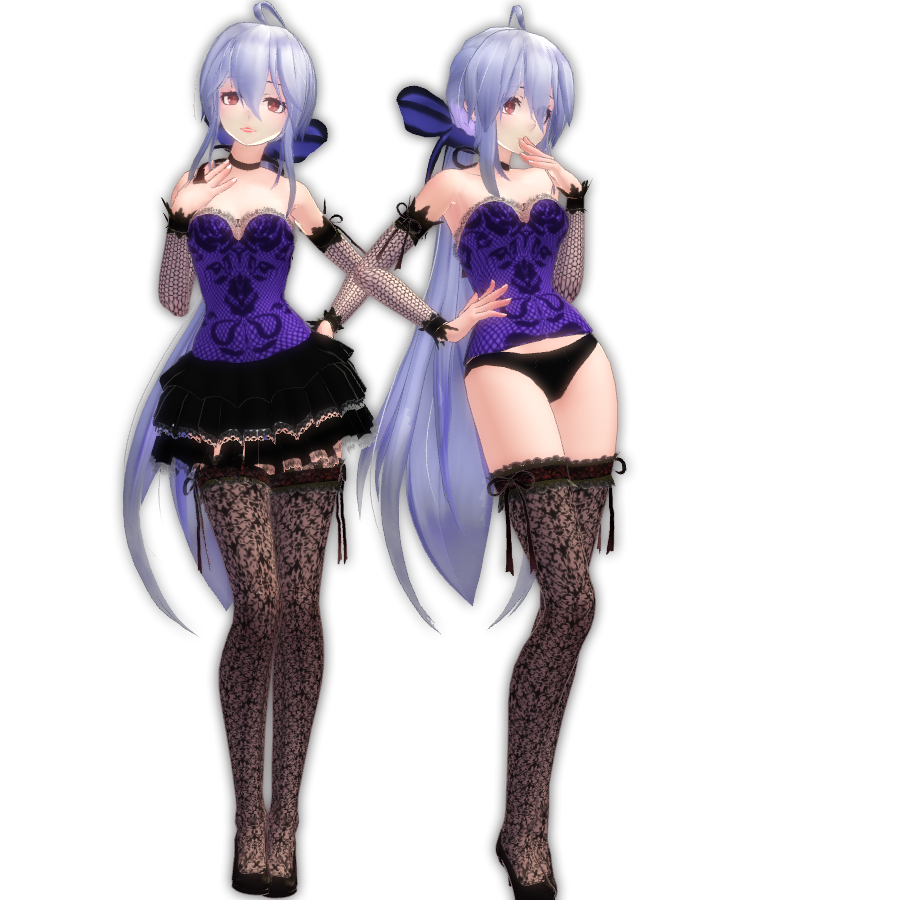 MMD Tda Dress-Lingerie Haku