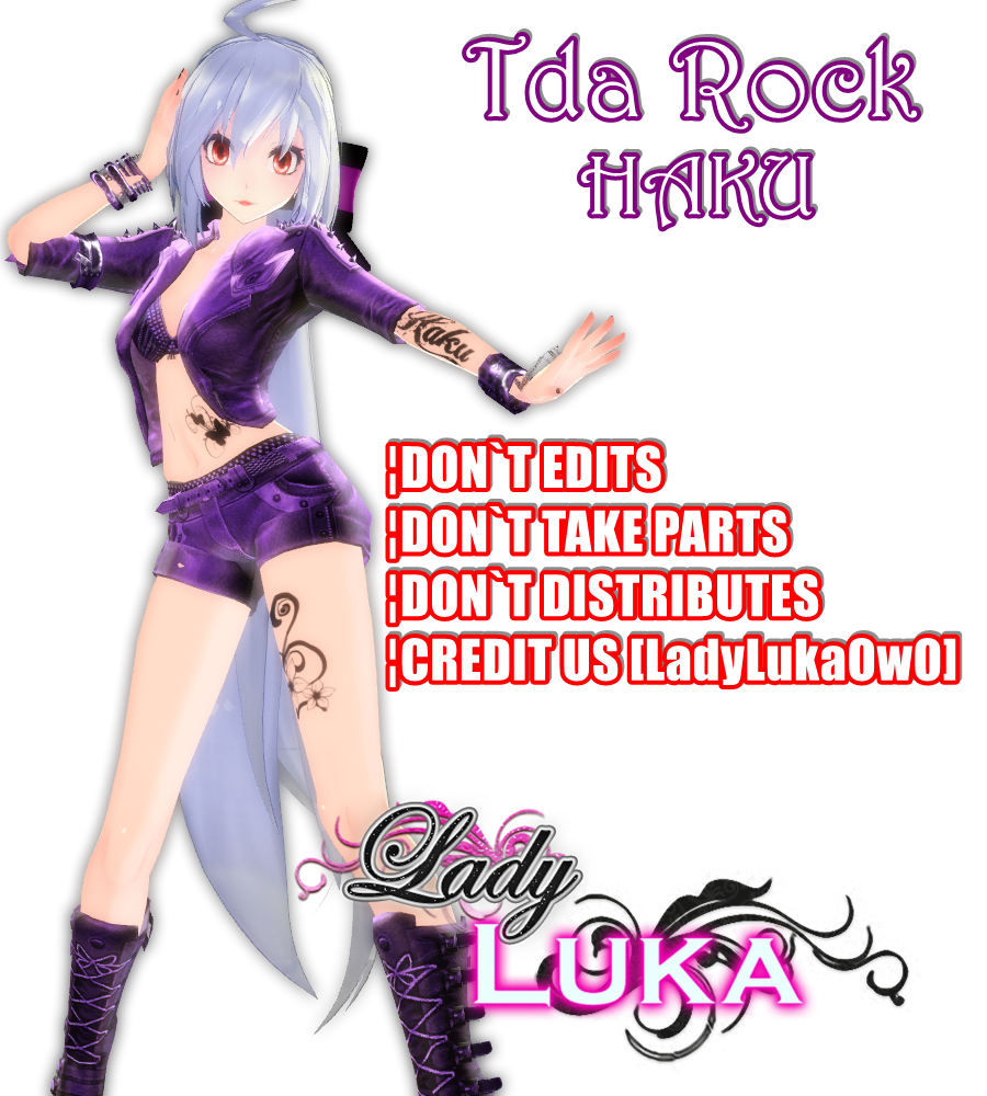 MMD: Tda Rock Haku (DL!)