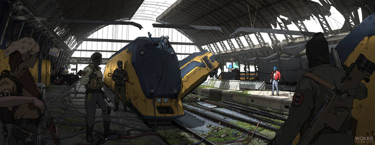 Encounter in Amsterdam Central Station by WouterGort Encounter in Amsterdam Central Station by WouterGort