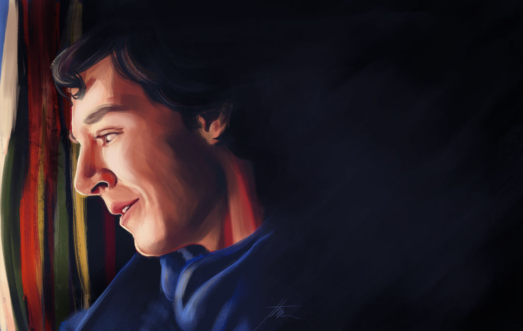 Speed Paint #1 - Sherlock 1 hour