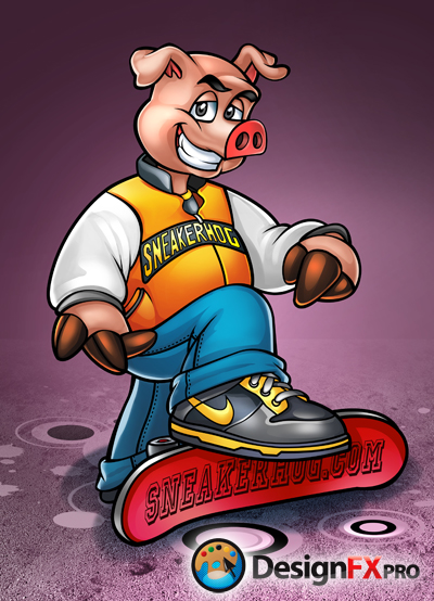 sneakerhog mascot