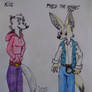 Sly foxes: Alice and Fred