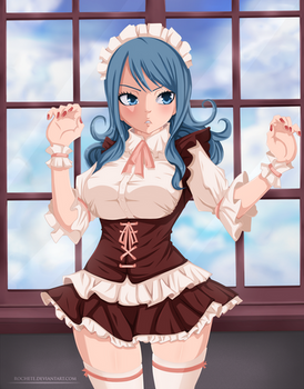 Sexy maid Juvia