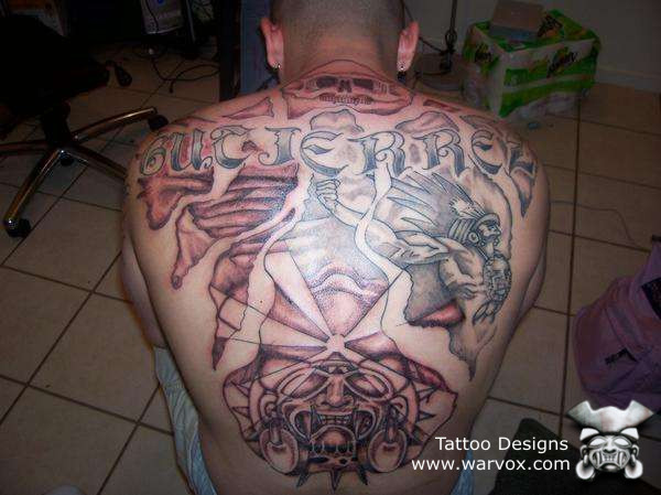 Aztec Warrior Tattoo Design by  by WARVOX on DeviantArt