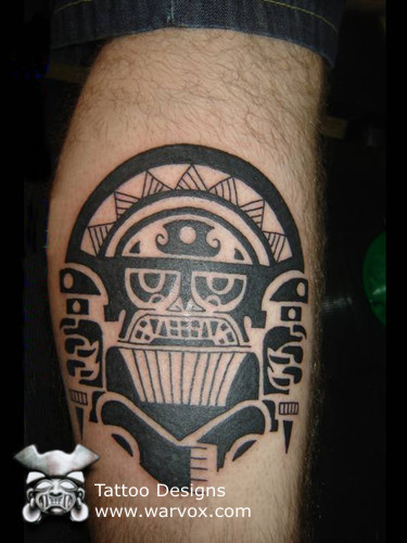 Aztec Tribal Tattoo Design by by WARVOX on DeviantArt Aztec Tribal Tattoo Design by by WARVOX on DeviantArt