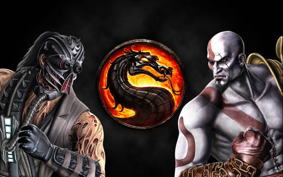 Mortal Kombat 9 Kabal vs Kratos