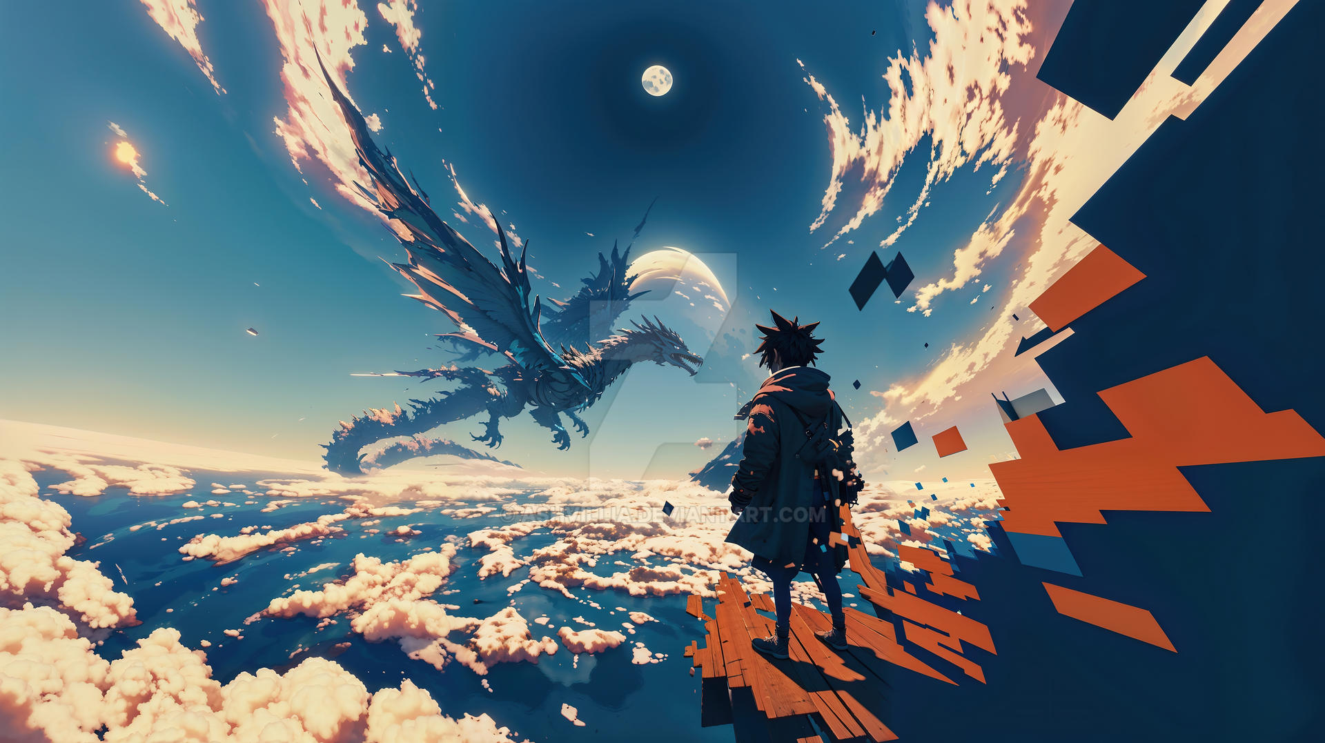 On Top of the World i saw the dragon