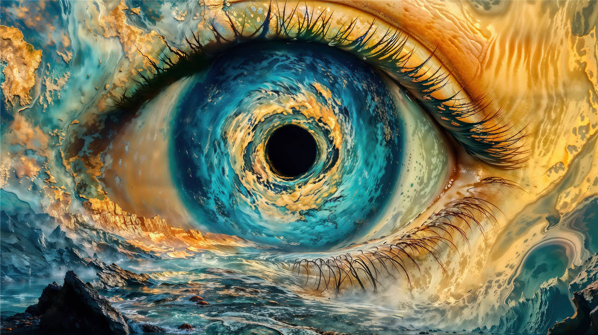 Eye Sea Abstract Eye of the Eternal Sea by ashvillia on DeviantArt