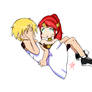 Jaune and Pyrrha