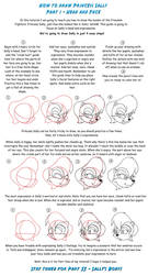 How to draw Princess Sally - Part 1 - Head + Face by Sariinijinoka