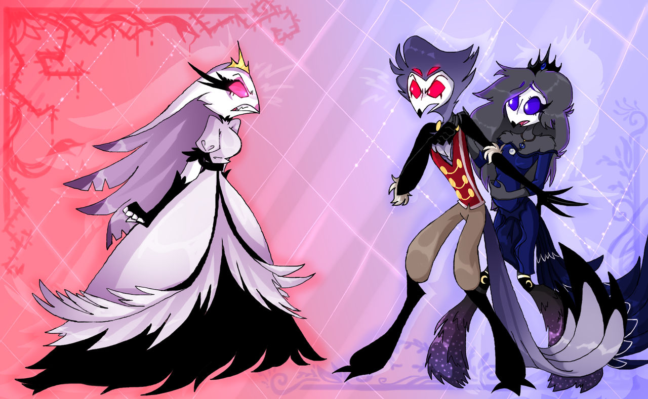 Stolas protecting Nova from Stella/Commission by DariaTheDaemoness on ...