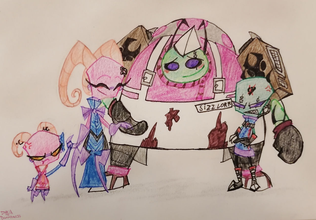 Slizz Lorr The Lorr Family/Invader Zim AU by DariaTheDaemoness on DeviantArt
