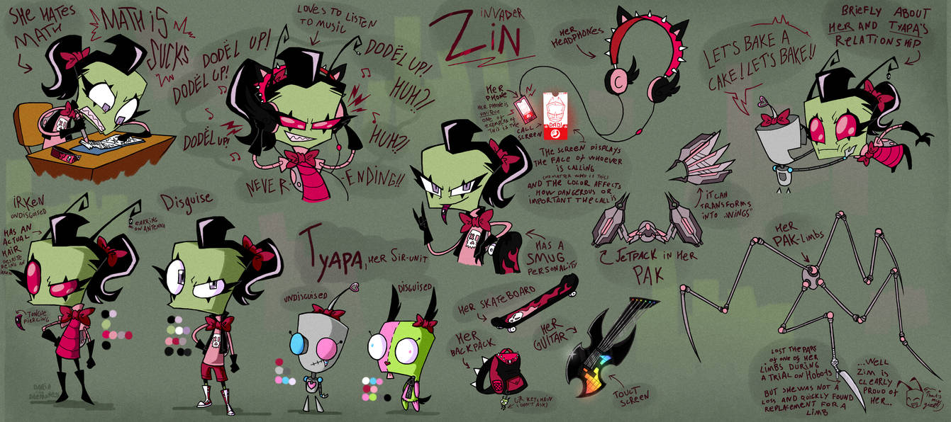 Zin the Young Irken Invader/Invader Zim by DariaTheDaemoness on DeviantArt