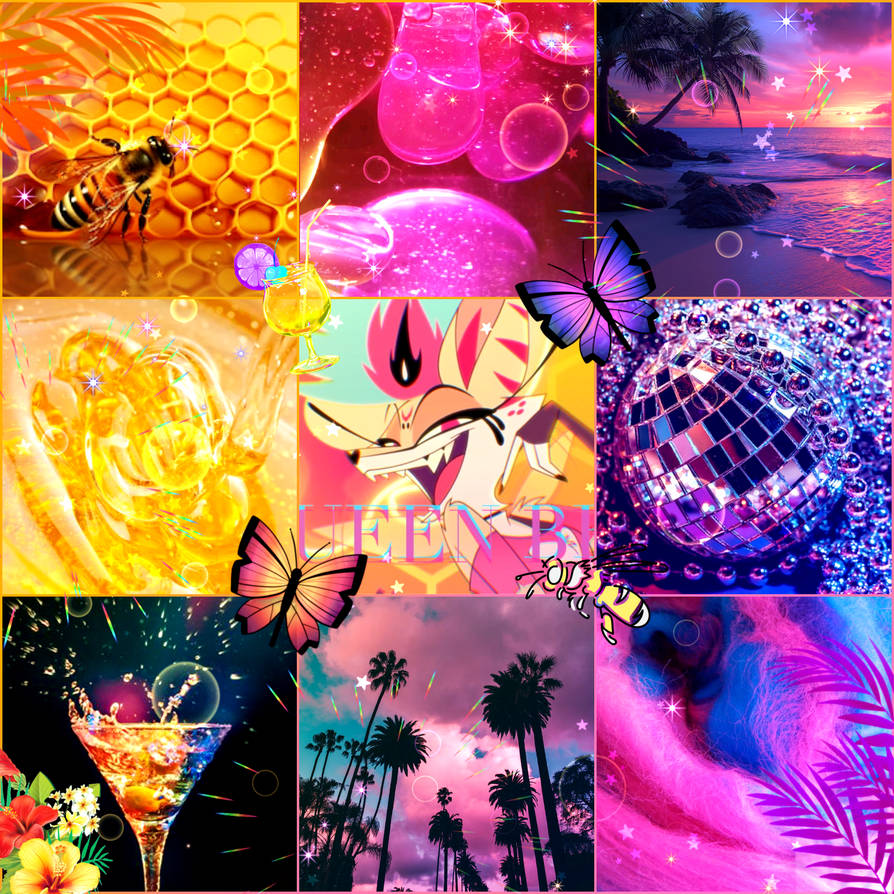 Moodboard: Queen Bee/Helluva Boss by DariaTheDaemoness on DeviantArt