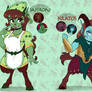 Saffron and Kratos/Custom Trade Fankids