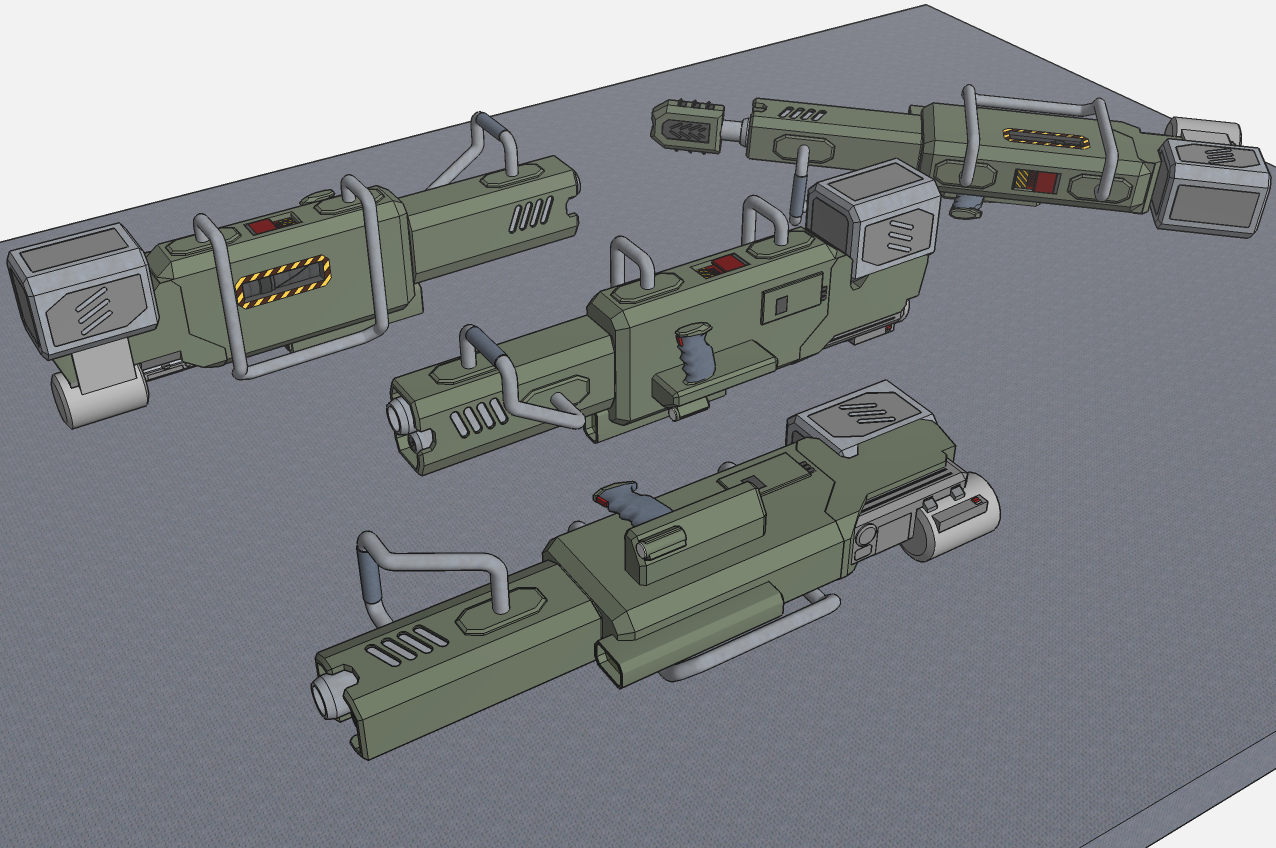 Schattenfuchs Exosuit Autocannon Close Combat