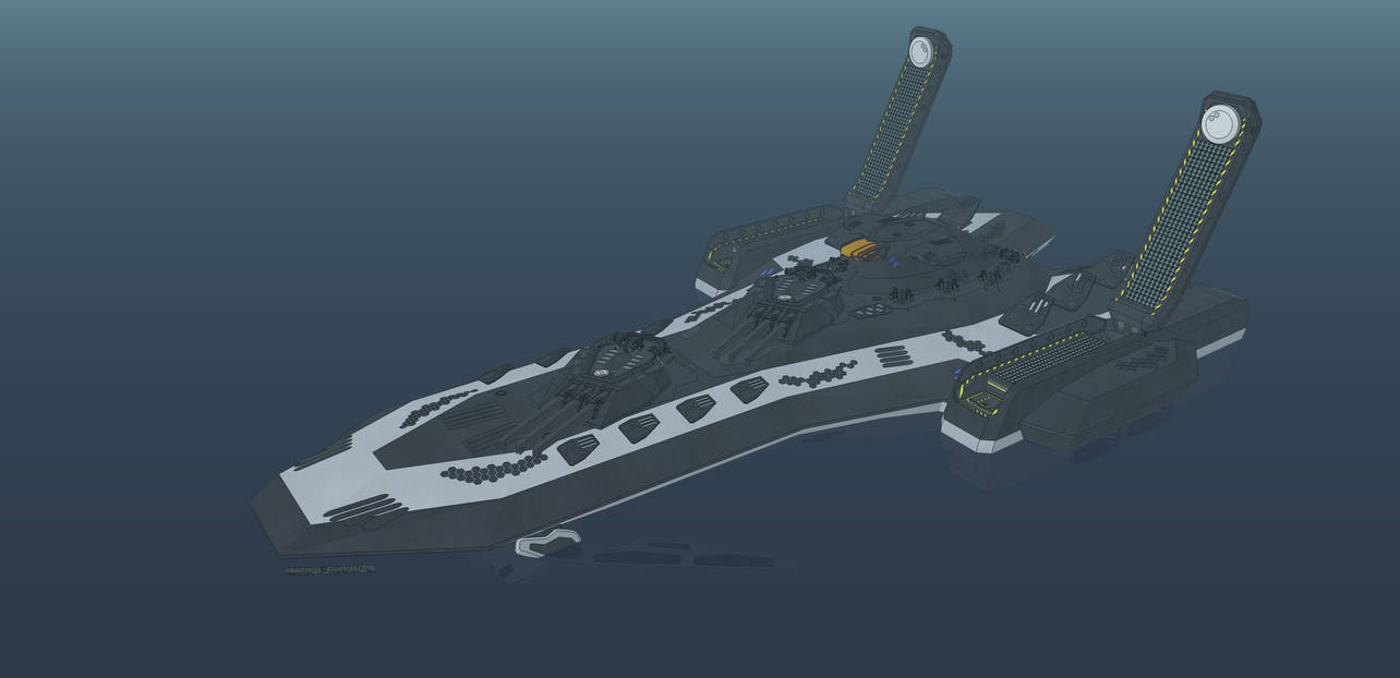 M-Tec Sybaltin Schlachtschiff Orca by NikitaTarsov