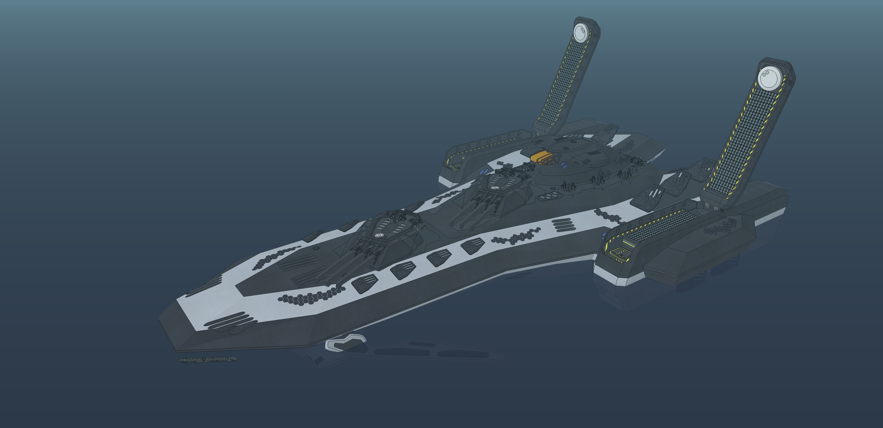 M-Tec Sybaltin Schlachtschiff Orca by NikitaTarsov
