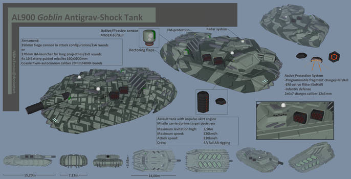 AL900 Goblin Antigrav-Shock Tank ENG