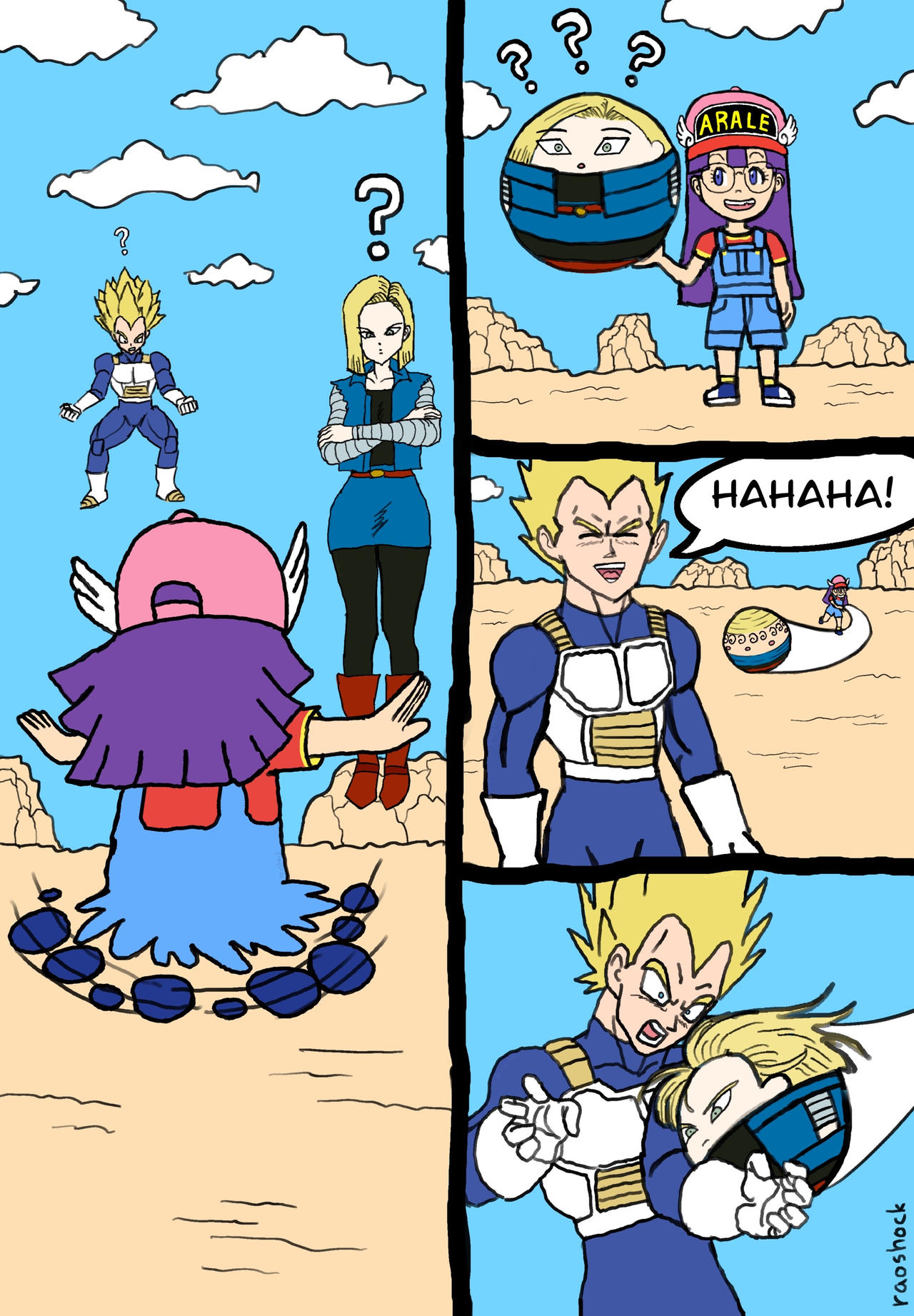Android 18 Dragon Ball Z Spherification TF Comic by raoshock on DeviantArt
