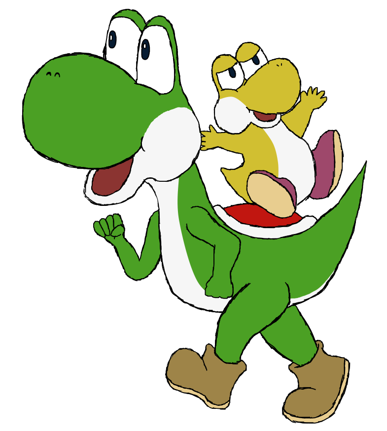 Yosh Yosh and Lil' Yosh by ProjectLG on DeviantArt