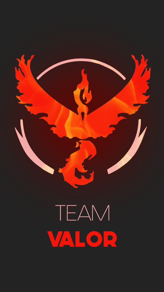 TEAM VALOR (RED MOLTRES) Pokemon GO Decal 