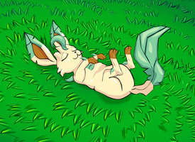 Chubby leafeon!