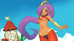 CM: Shantae (w/ wallpaper and timelapse) by KuroOneHalf