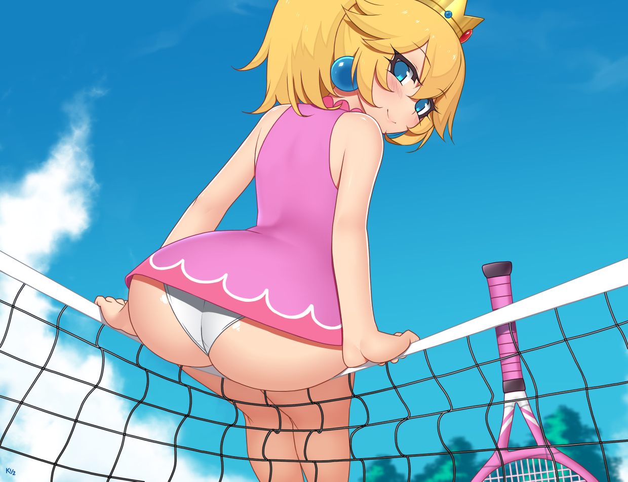 Peach tennis (w/ timelapse)